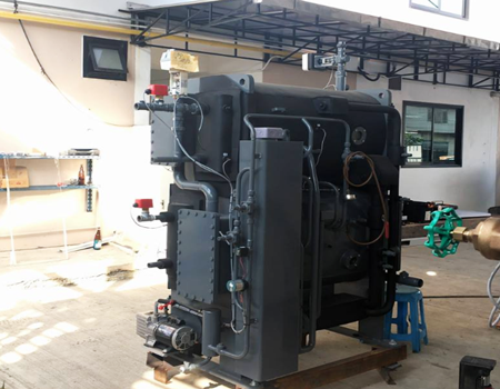 เตรียมทดสอบที่โรงงาน Absorption Chiller ขนาด 5 RT